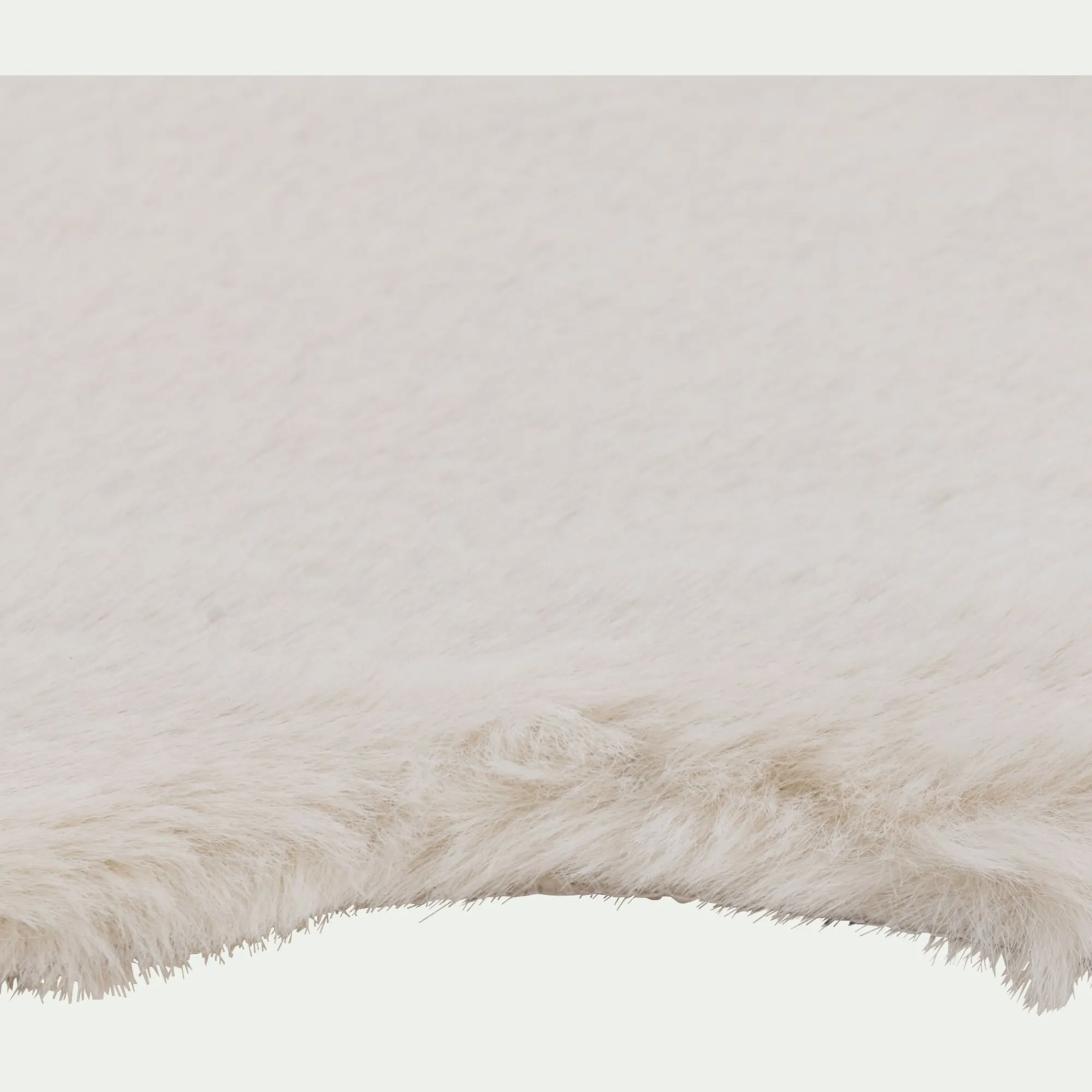alinea Matelas Enfant|Tapis Uni*Tapis imitation fourrure - 60x90cm Beige