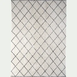 alinea Tapis De Salon|Tapis Berbère*Tapis inspiration berbère en coton - 300x400cm Blanc