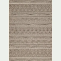 alinea Tapis Exterieur|Tapis D'Extérieur*Tapis intérieur et extérieur à motifs - 120x170cm Marron