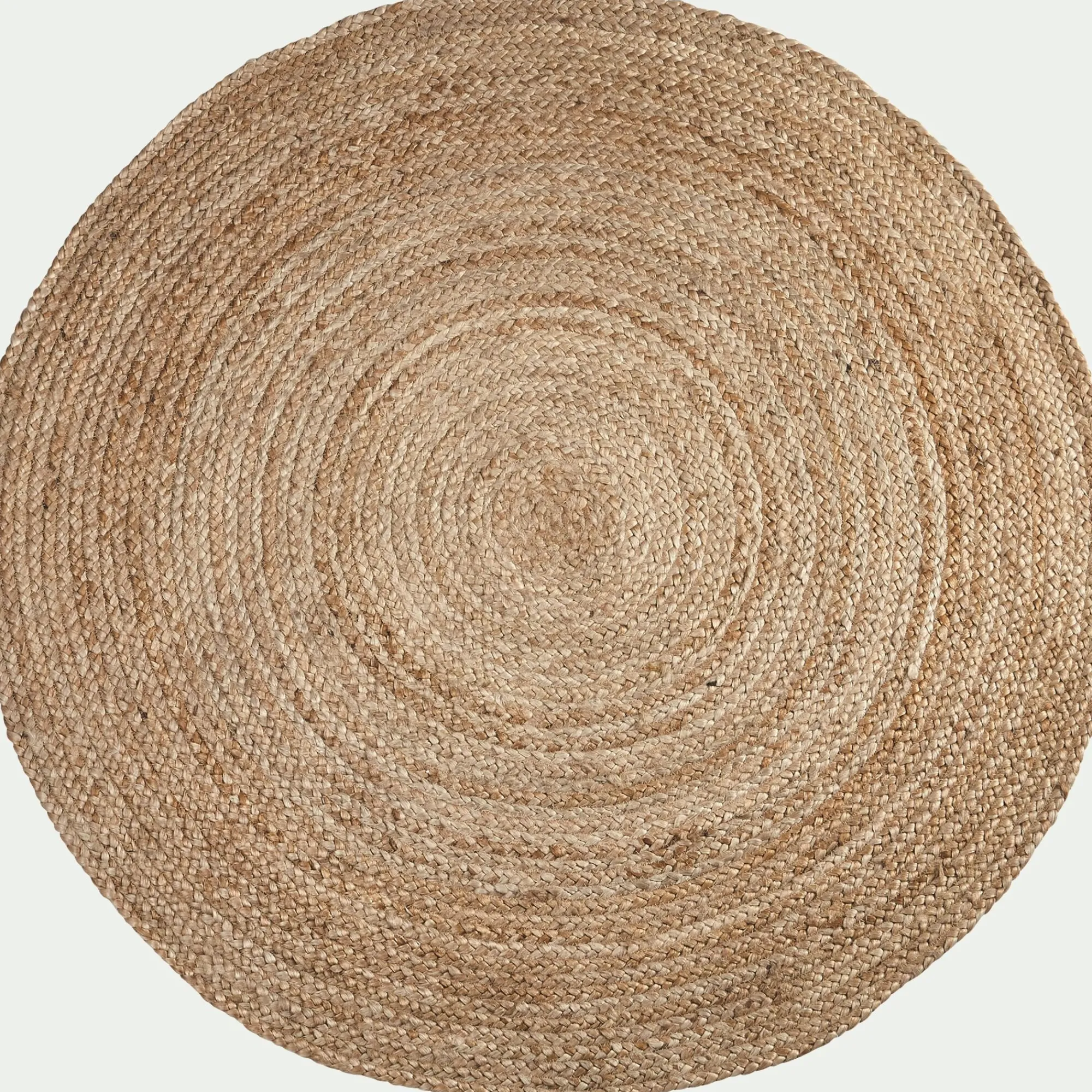 alinea Tapis De Salon*Tapis rond en jute - D120cm Naturel