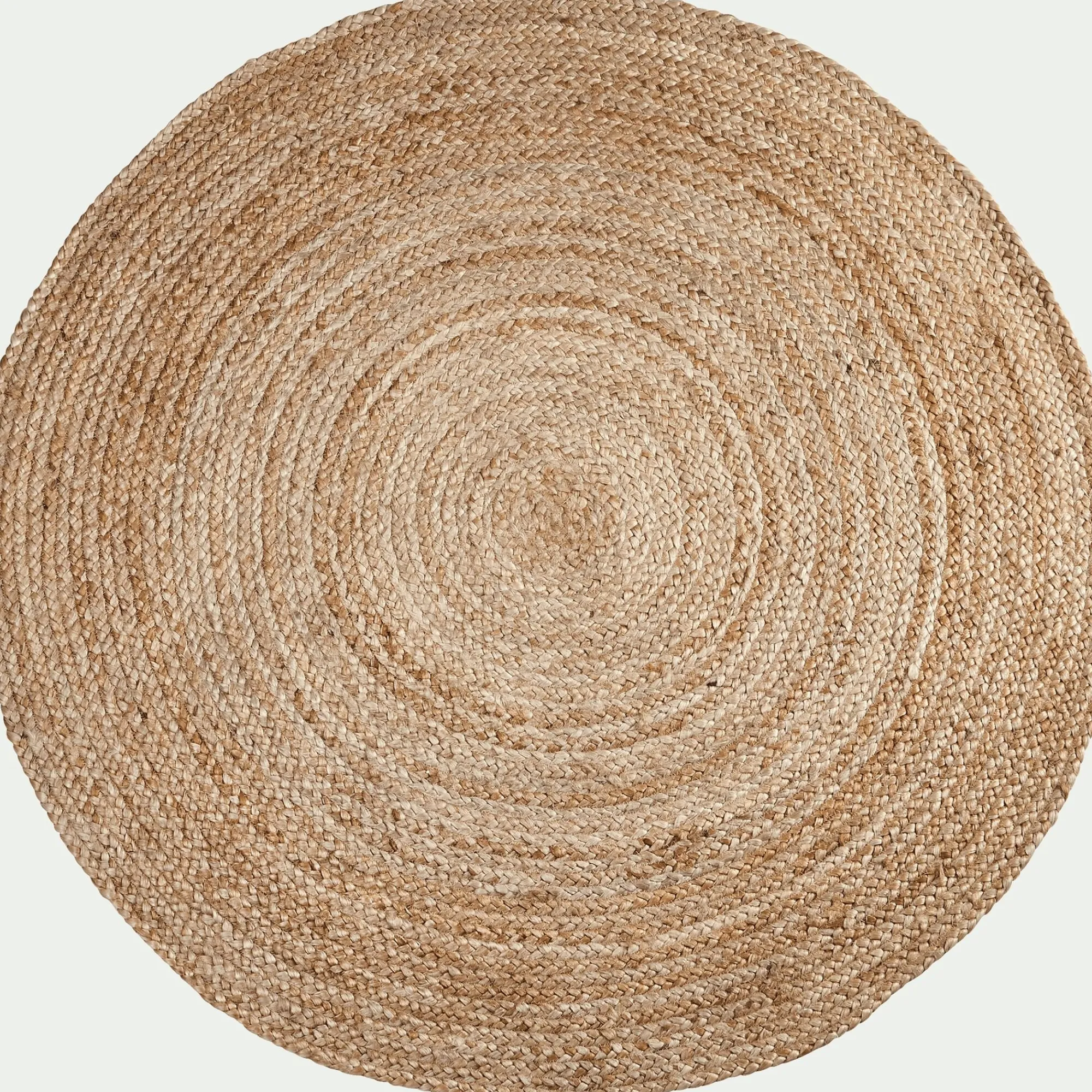 alinea Tapis De Salon*Tapis rond en jute - D180cm Naturel