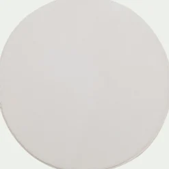 alinea Descente De Lit|Tapis Uni*Tapis rond imitation fourrure - ventoux D70cm Blanc