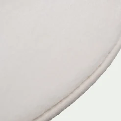 alinea Descente De Lit|Tapis Uni*Tapis rond imitation fourrure - ventoux D70cm Blanc