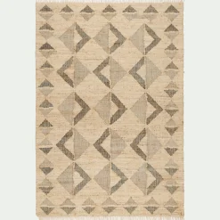 alinea Tapis En Jute|Tapis De Salon*Tapis tissé en jute et coton - 160x230cm Beige