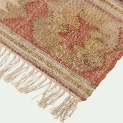 alinea Tapis En Jute|Tapis De Salon*Tapis tissé en jute et coton - 200x290cm Beige