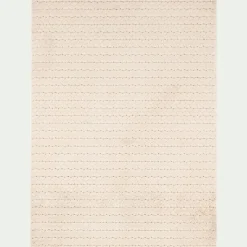alinea Tapis Uni|Tapis De Salon*Tapis tressé 120x170cm - écru Blanc