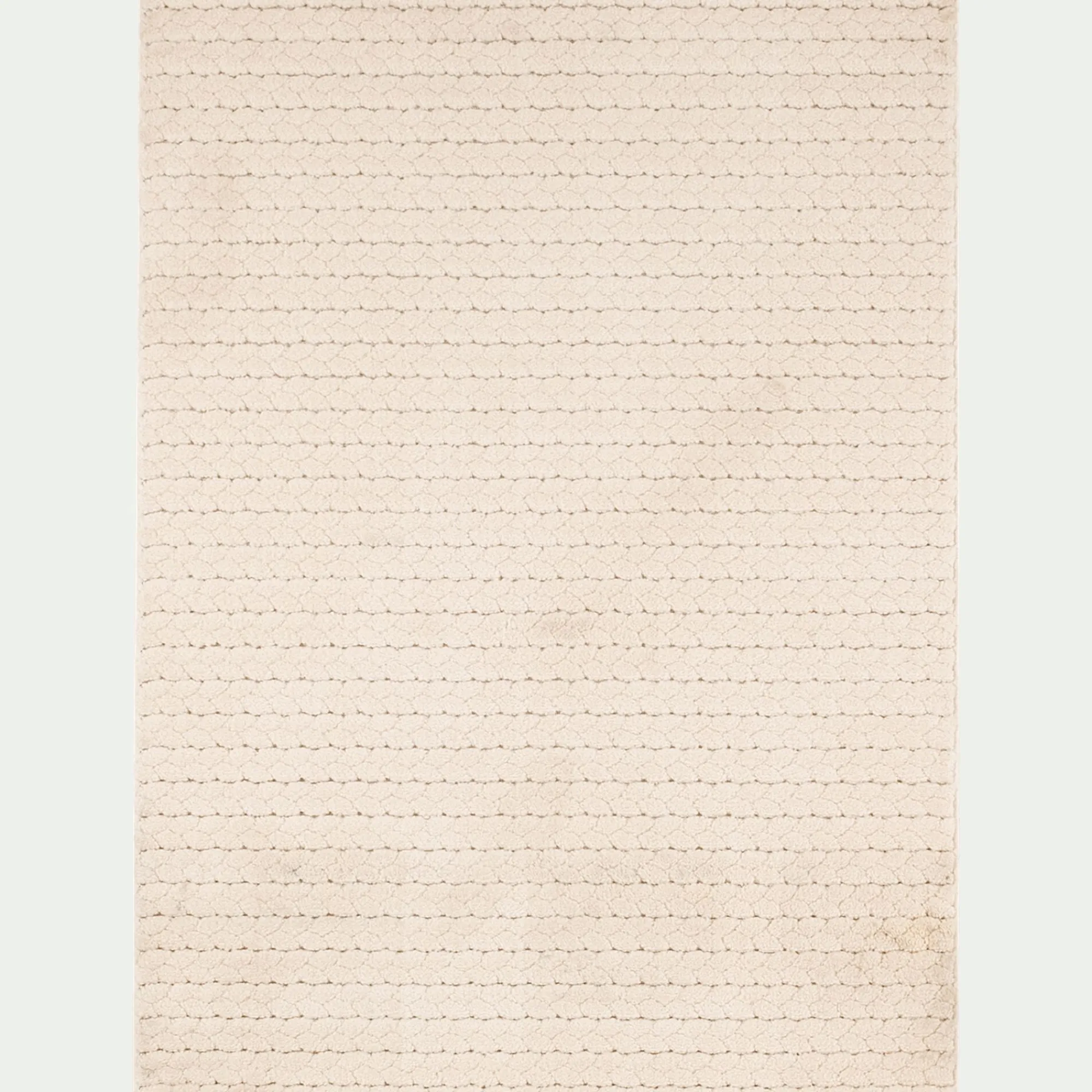 alinea Tapis Uni|Tapis De Salon*Tapis tressé 120x170cm - écru Blanc
