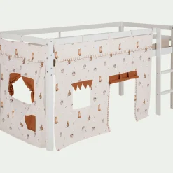 alinea Matelas Enfant|Tipi*Tente de lit en coton l152xh106cm - Blanc