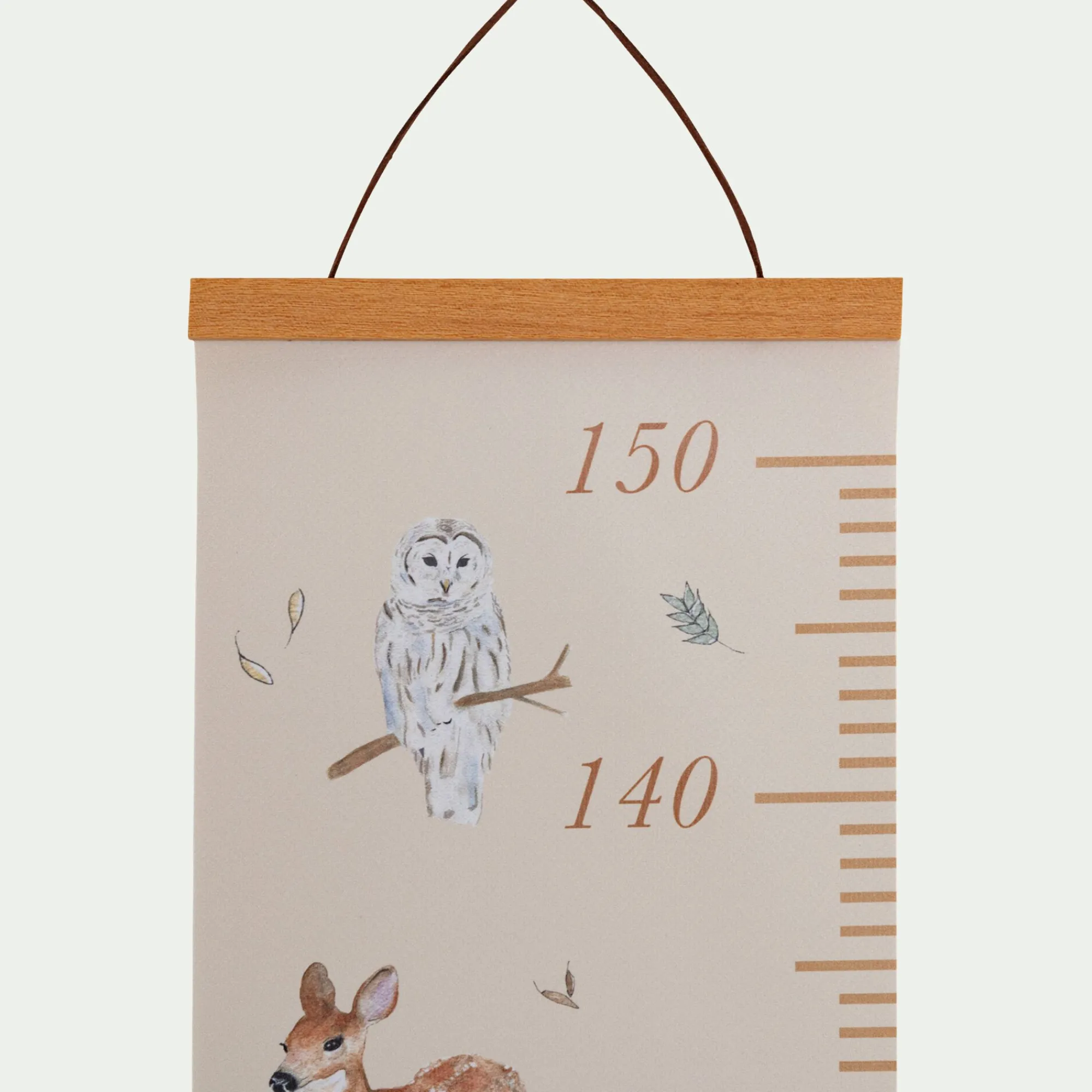 alinea Matelas Enfant|Déco Murale*Toise murale motifs forêt - Beige