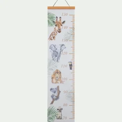 alinea Matelas Enfant|Déco Murale*Toise murale motifs savane - clair Vert