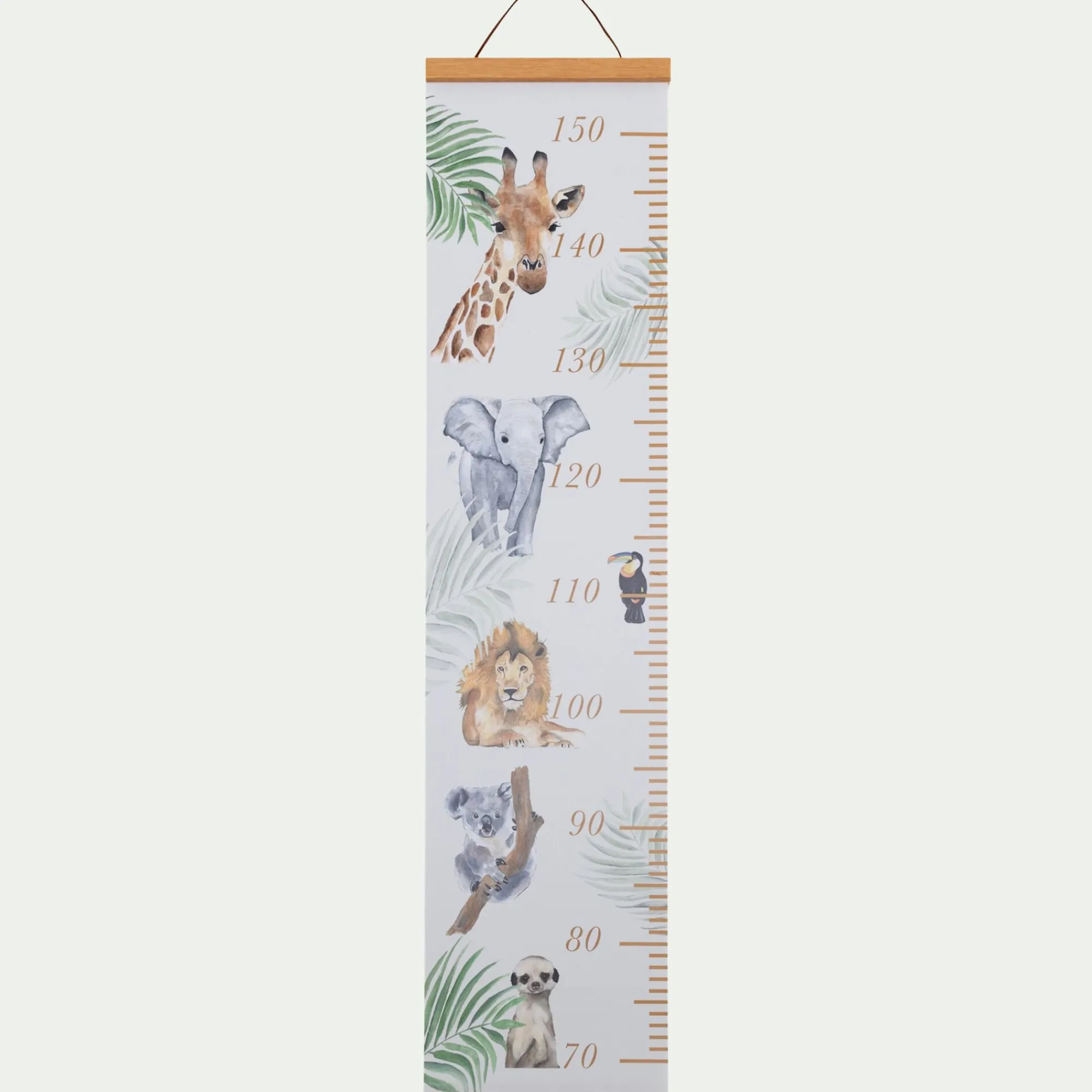alinea Matelas Enfant|Déco Murale*Toise murale motifs savane - clair Vert
