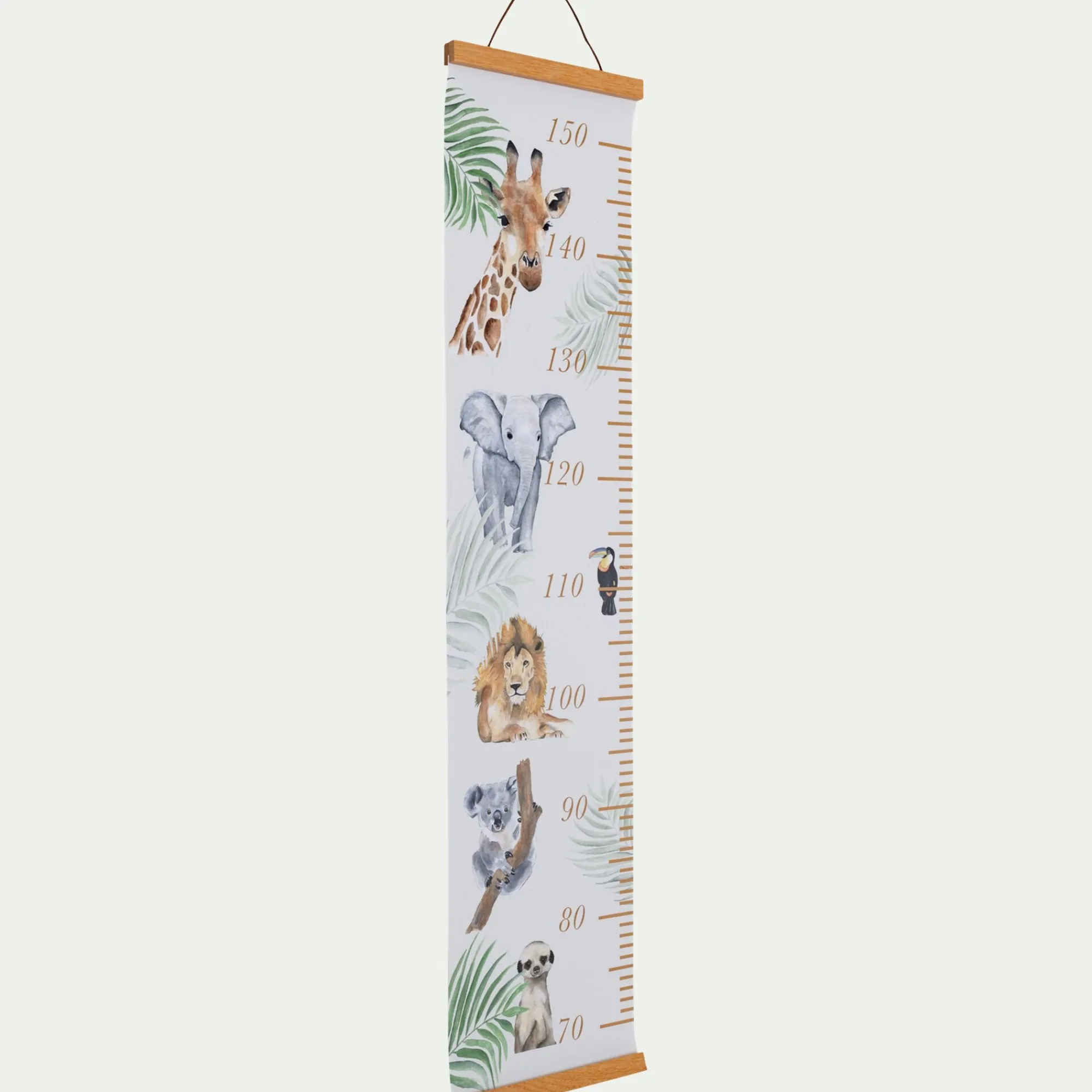 alinea Matelas Enfant|Déco Murale*Toise murale motifs savane - clair Vert