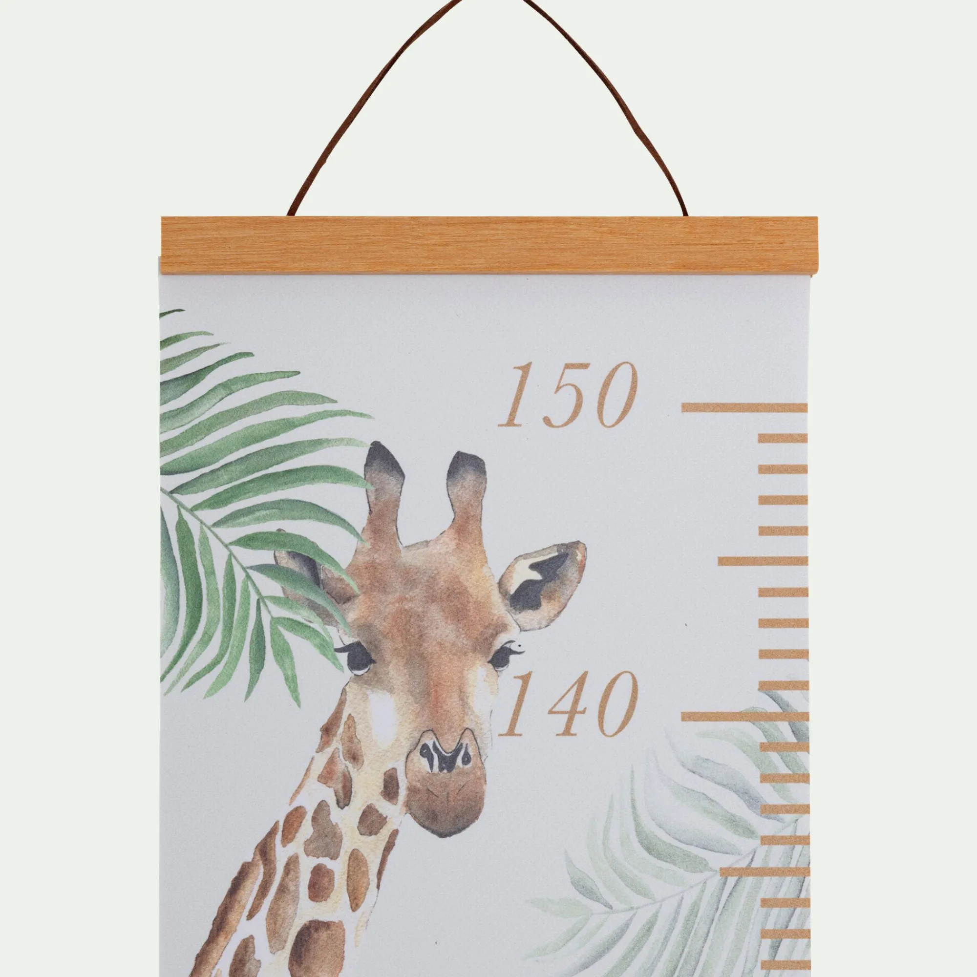 alinea Matelas Enfant|Déco Murale*Toise murale motifs savane - clair Vert