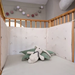 alinea Bureau Enfant|Linge Pour Bébé*Tour de lit motif cigognes 40x180cm - Blanc