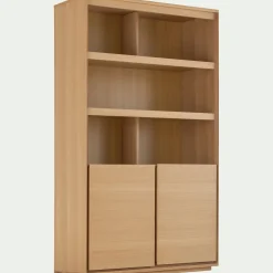 alinea Buffet De Salle À Manger|Buffet*Vaisselier 2 portes en bois - Bois clair
