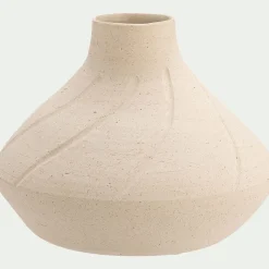 alinea Décoration À Poser|Vase*Vase boule en grès H14,5cm - Beige
