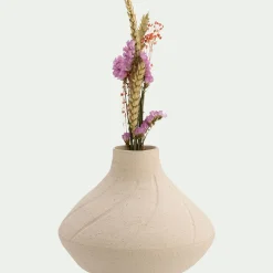 alinea Décoration À Poser|Vase*Vase boule en grès H14,5cm - Beige