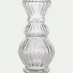 alinea Vase|Vase Et Branchage De Noël*Vase contemporain en verre H16,5cm - Transparent