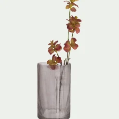 alinea Vase*Vase tube en verre H25cm - gris