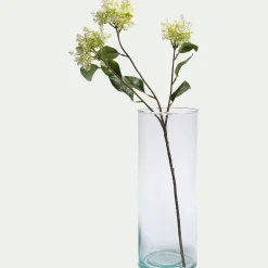 alinea Vase*Vase tube en verre recyclé H25cm - Transparent