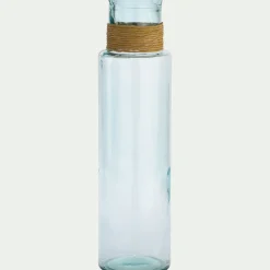 alinea Vase*Vase tube en verre recyclé h55cm - Transparent