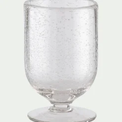 alinea Verre À Pied|Verre À Vin*Verre à pied en verre bullé 25cl - Transparent