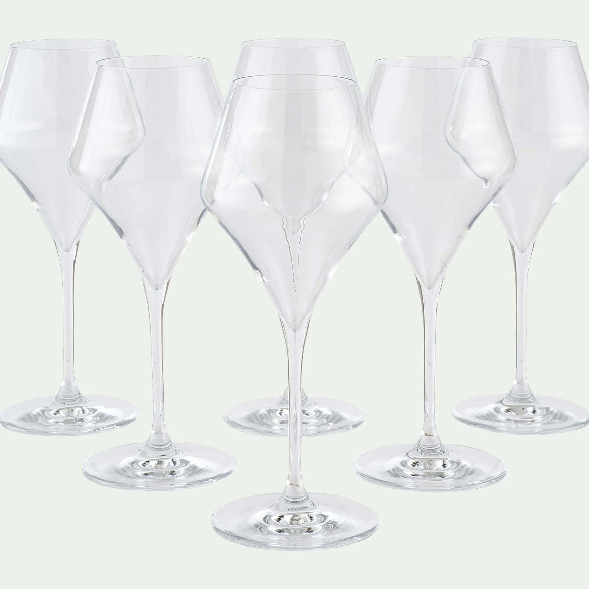 alinea Verre À Pied|Verre À Vin*Verre à pied en verre 38cl - Transparent