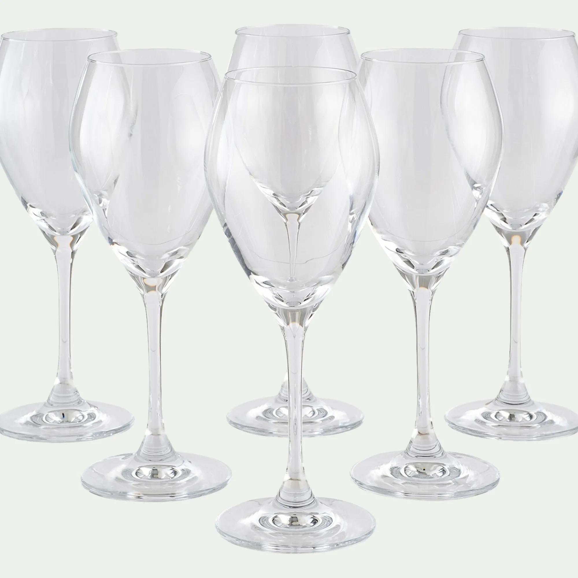 alinea Verre À Pied|Verre À Vin*Verre à pied en verre 32cl - Transparent