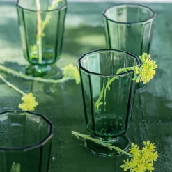 alinea Verre À Pied|Verre À Vin*Verre à pied en verre 25cl - Vert