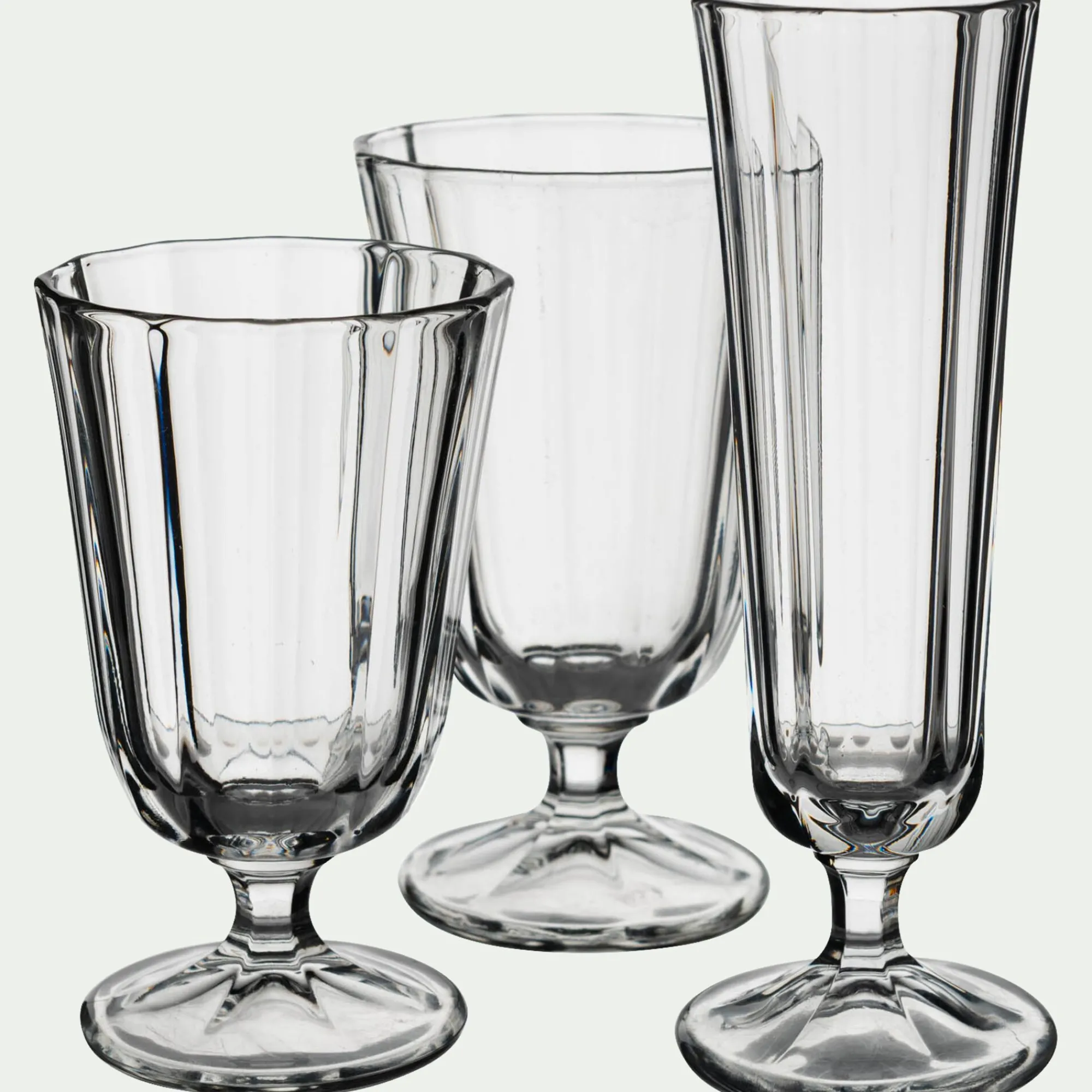 alinea Verre À Pied|Verre À Vin*Verre à pied en verre 19cl - Transparent