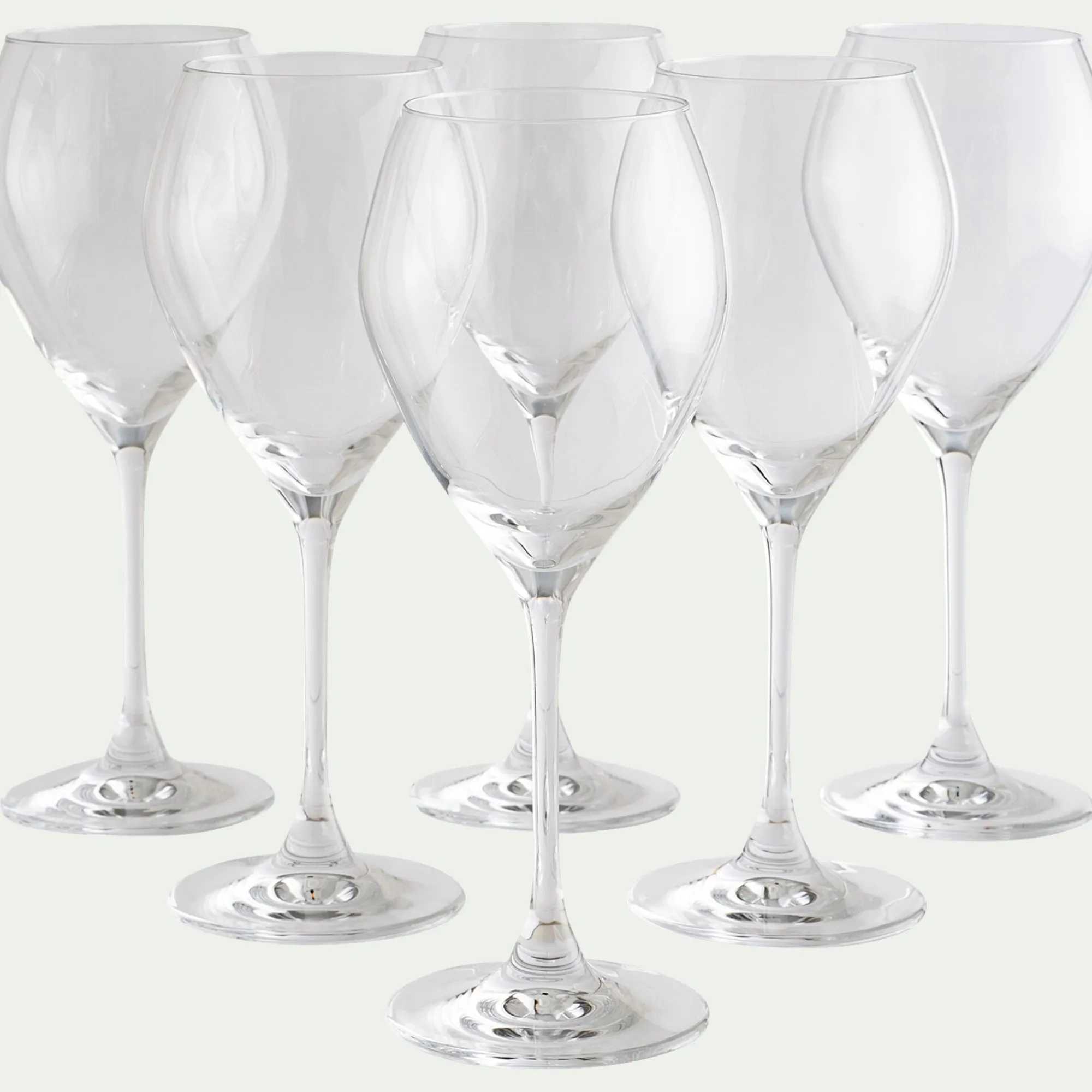 alinea Verre À Pied|Verre À Vin*Verre à pied en verre 39cl - Transparent