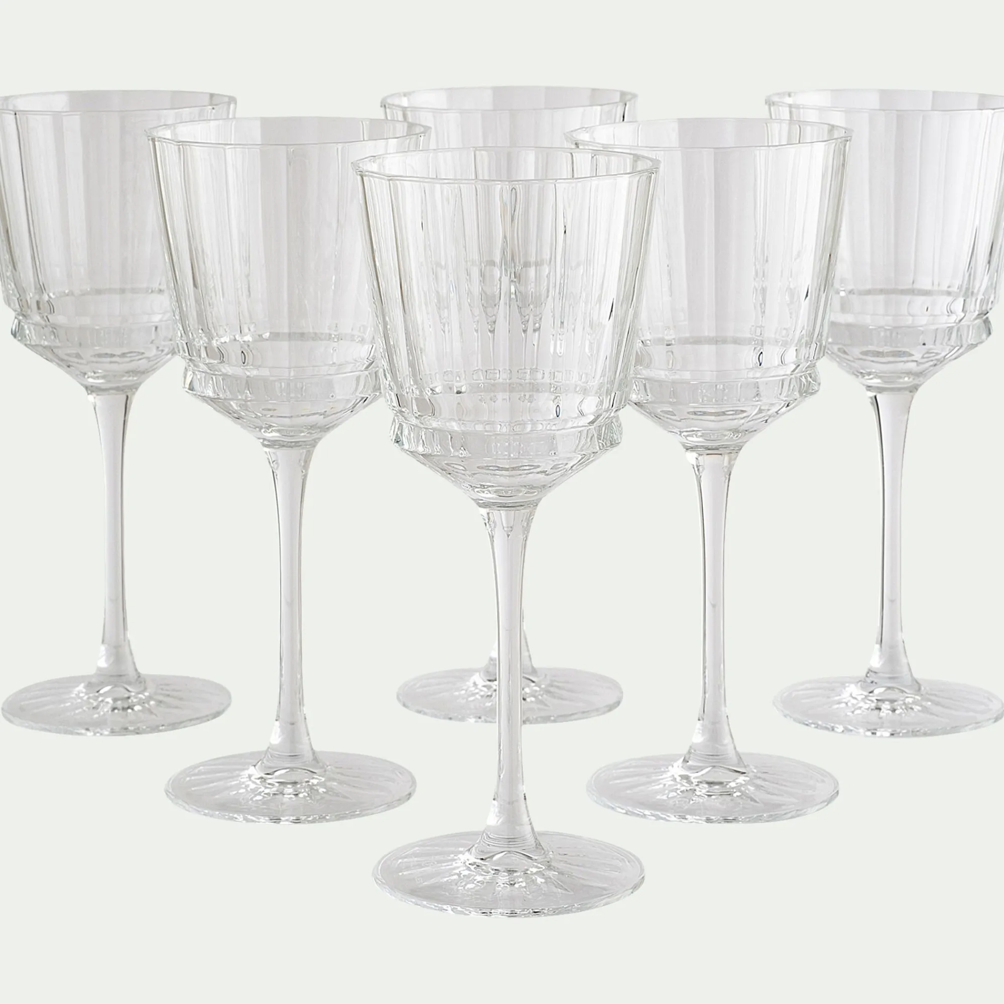 alinea Verre À Pied|Verre À Vin*Verre à vin en cristallin 25cl - Transparent