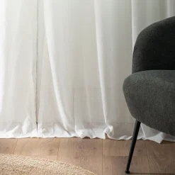 alinea Matelas Enfant|Bureau Enfant*Voilage à œillets en polyester 135x250cm - ventoux Blanc