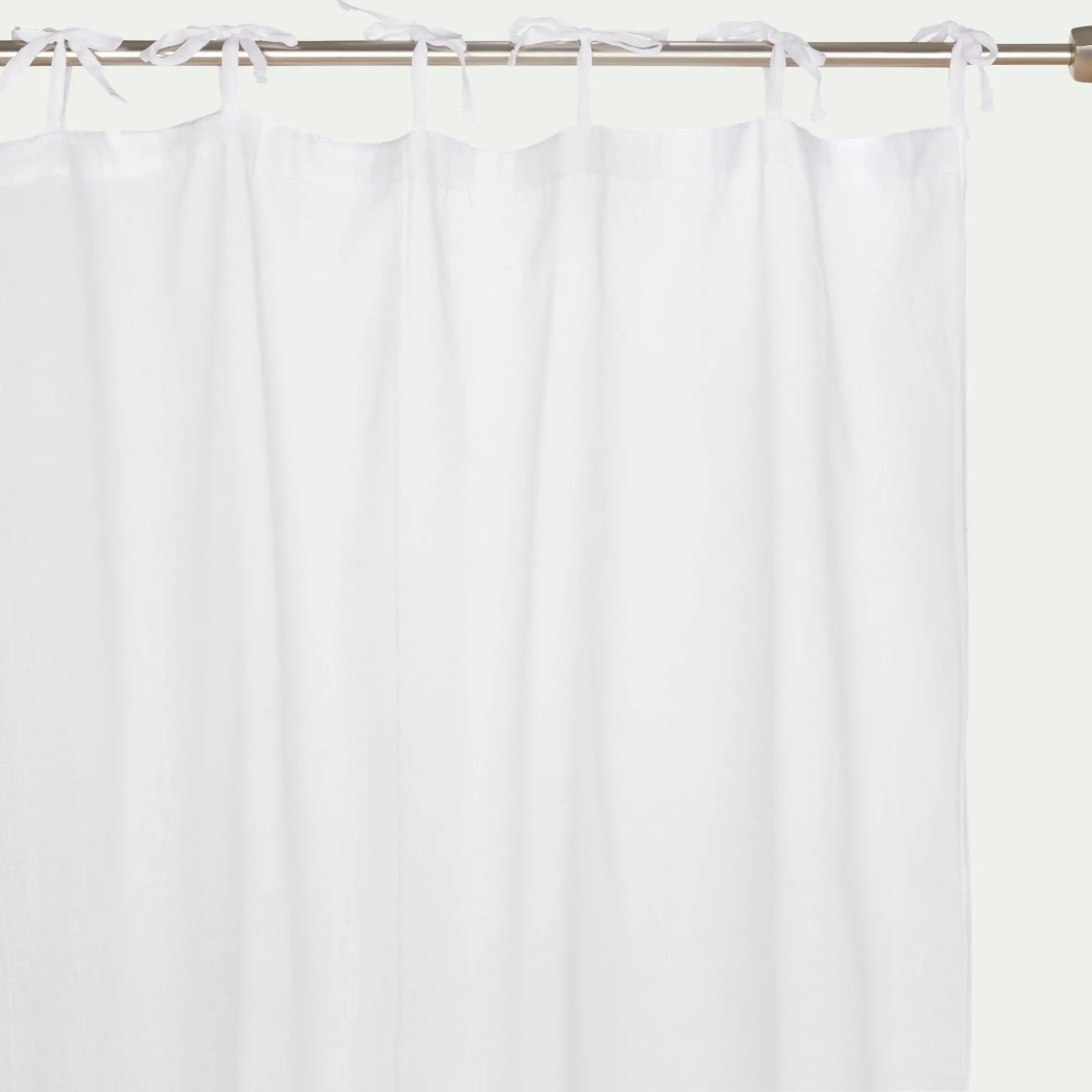 alinea Voilage*Voilage à nouettes en coton 105x250cm - Blanc