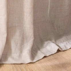 alinea Voilage*Voilage à nouettes en polyester et coton 130x250cm - alpilles Beige