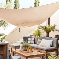 alinea Voile D'Ombrage*Voile d'ombrage triangle 3,6m - alpilles Beige